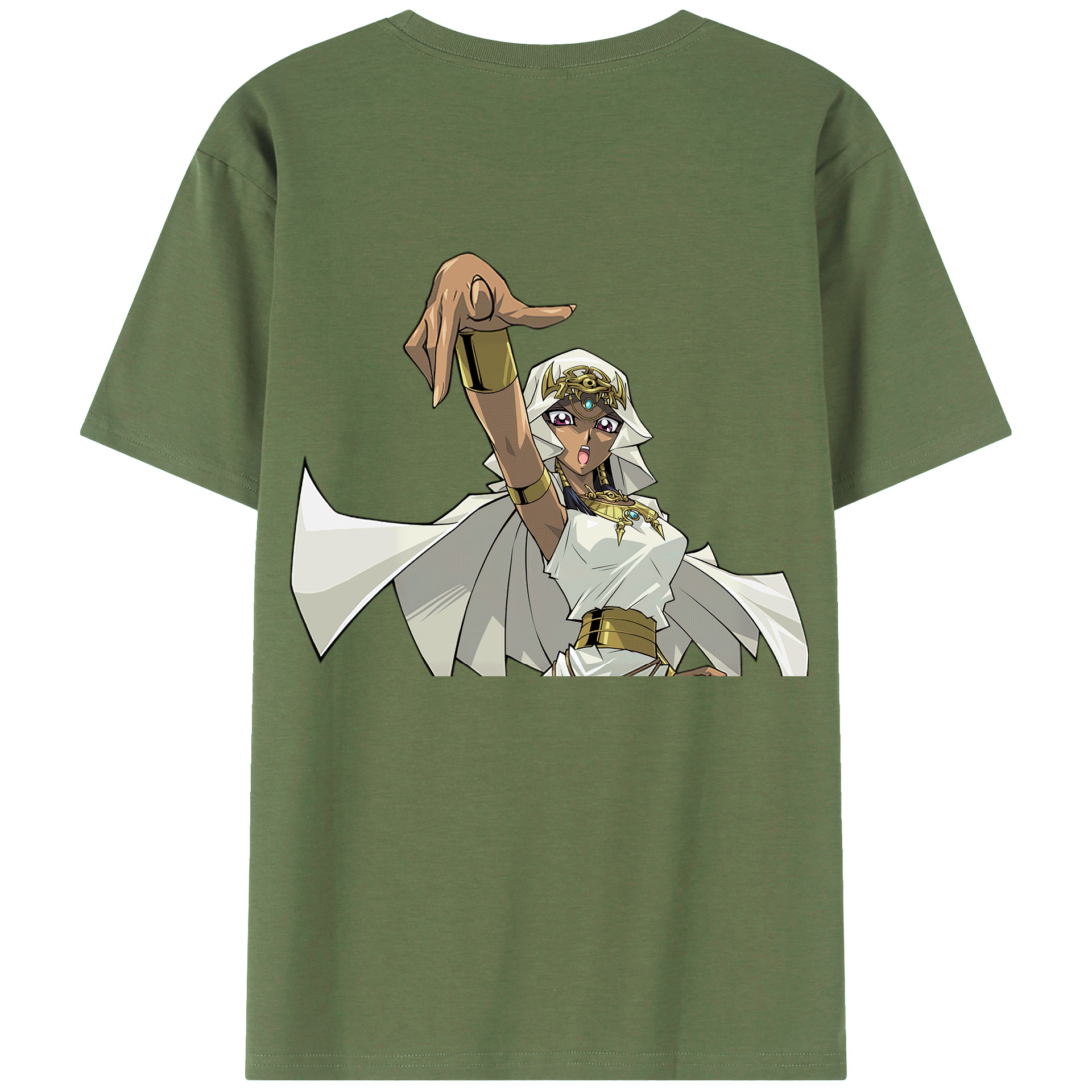 （画像用） 遊☆戯☆王 Yu-Gi-Oh! 綿100％ メンズ半袖Tシャツ（バックプリント） 通気性